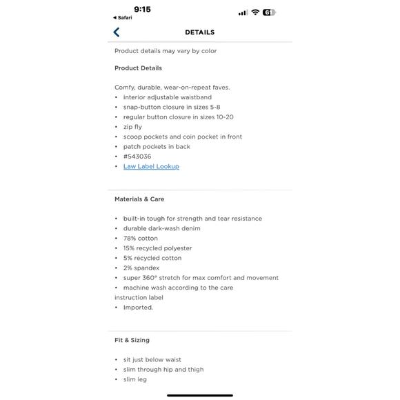 2 pair boys Old navy 360 stretch  8 plus slim jeans nwt dark and light wash - Picture 4 of 7